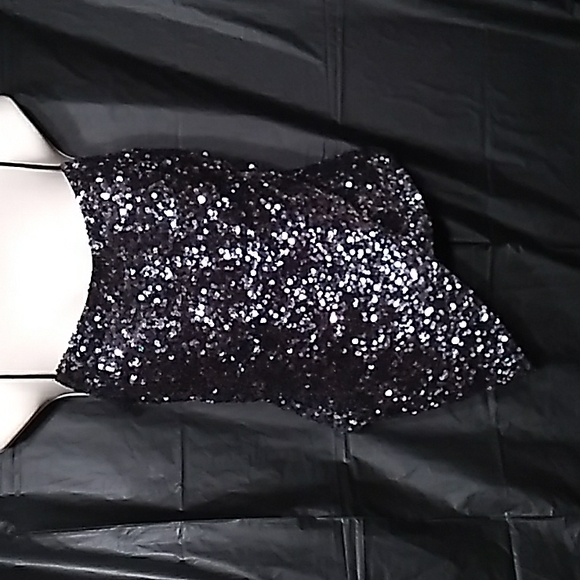 CACHE TOP SEQUINS - Picture 1 of 8